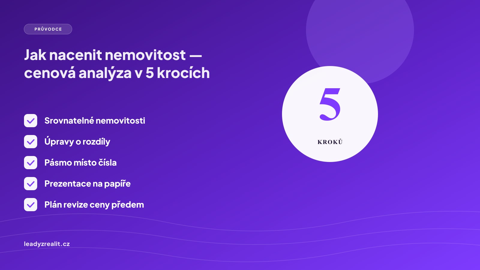 Jak nacenit nemovitost: cenová analýza v 5 krocích (pro makléře)